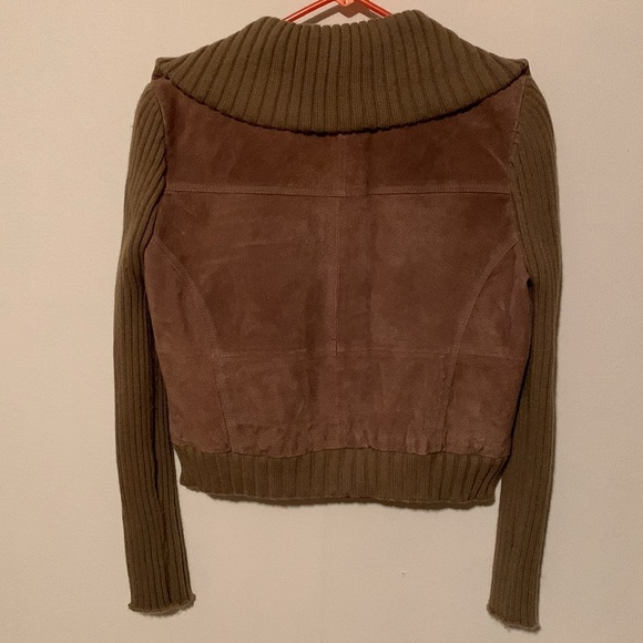 Marcelle Renee Women’s Leather/Knit Jacket - Picture 2 of 7